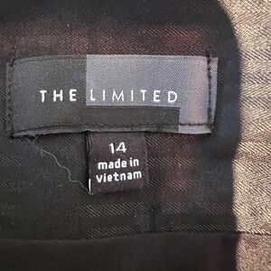 The Limited Black, red and gold skirt.